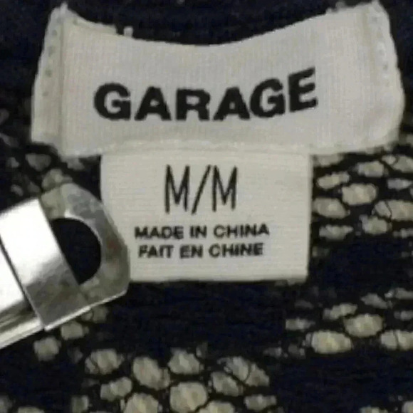 Garage navy blue ladies sleeveless scoop neck dress MEDIUM - Picture 11 of 12